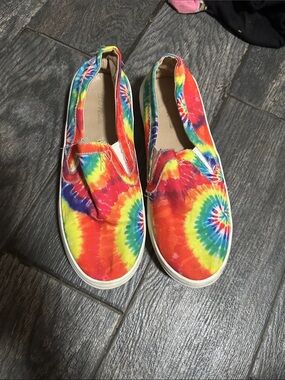 Tie dye canvas slip one